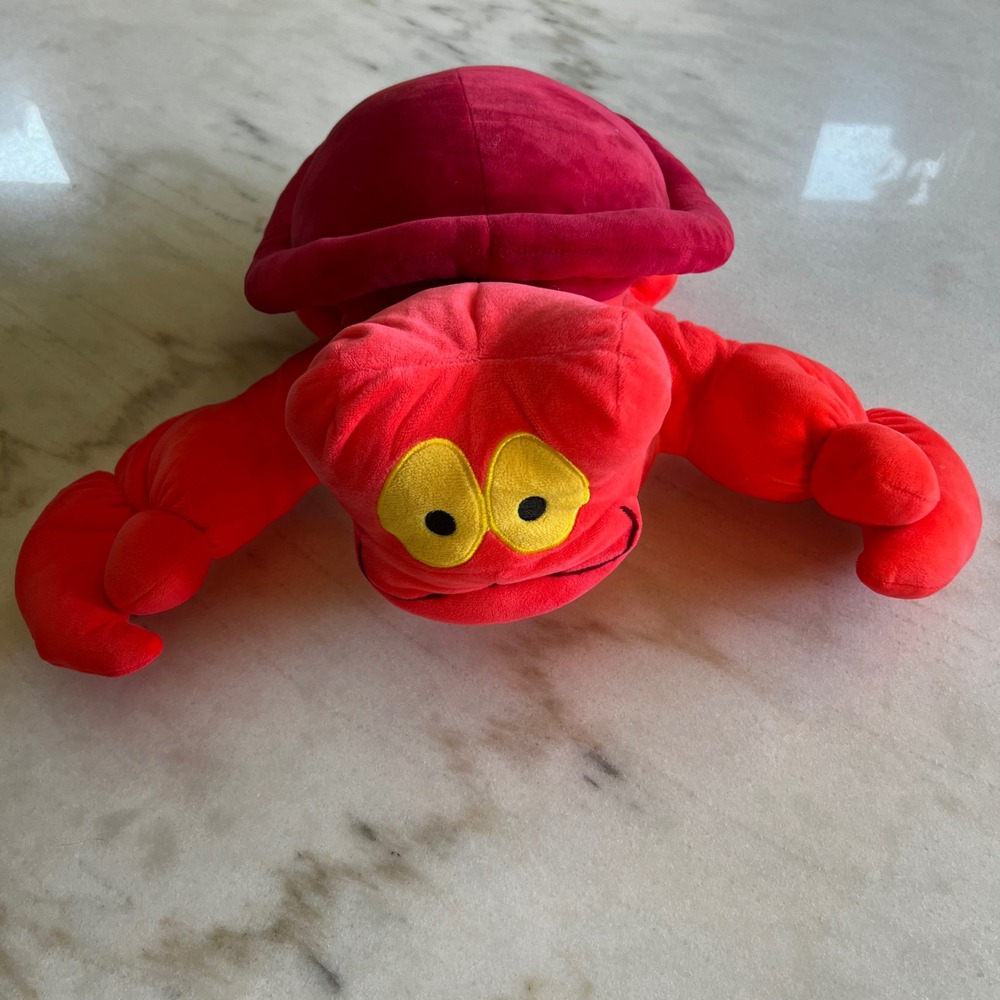 Disney Princess Little Mermaid Sebastian Crab Large Plush Stuffed Animal Toy